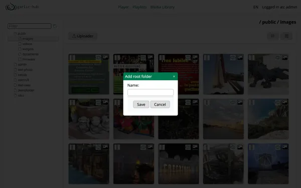Add root folder