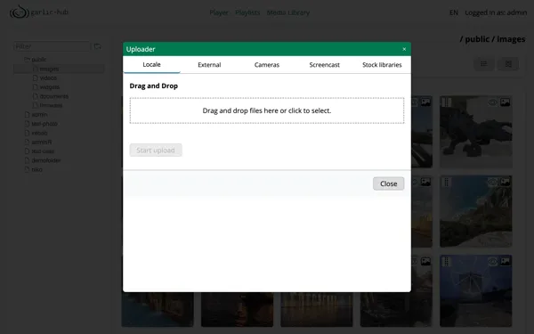 Upload local files
