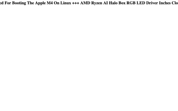 RSS Ticker rendering a scrolling headline from a technology news feed