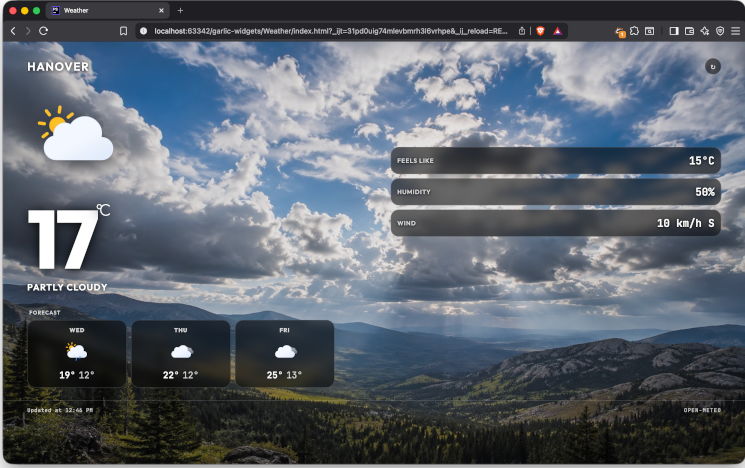 Weather Screenshot