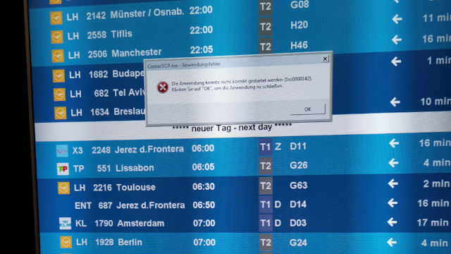 DS Fail Munich Airport