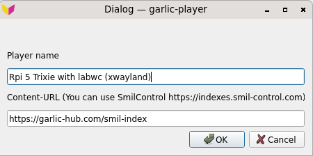 Set Content URL Setup